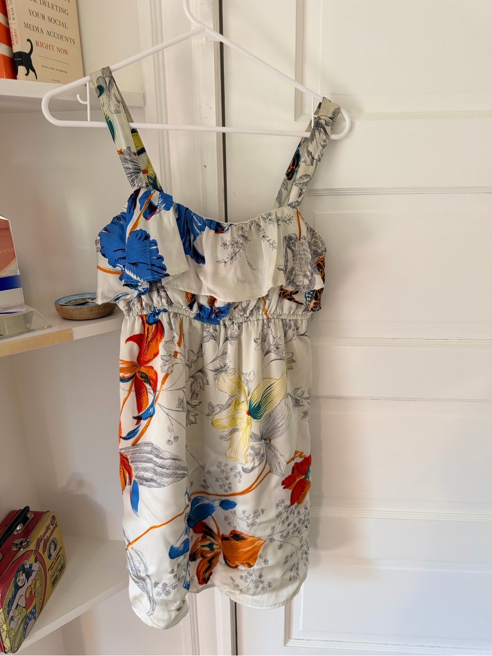 Vintage Y2K Voom by Joy Han 100% silk floral babydoll dress